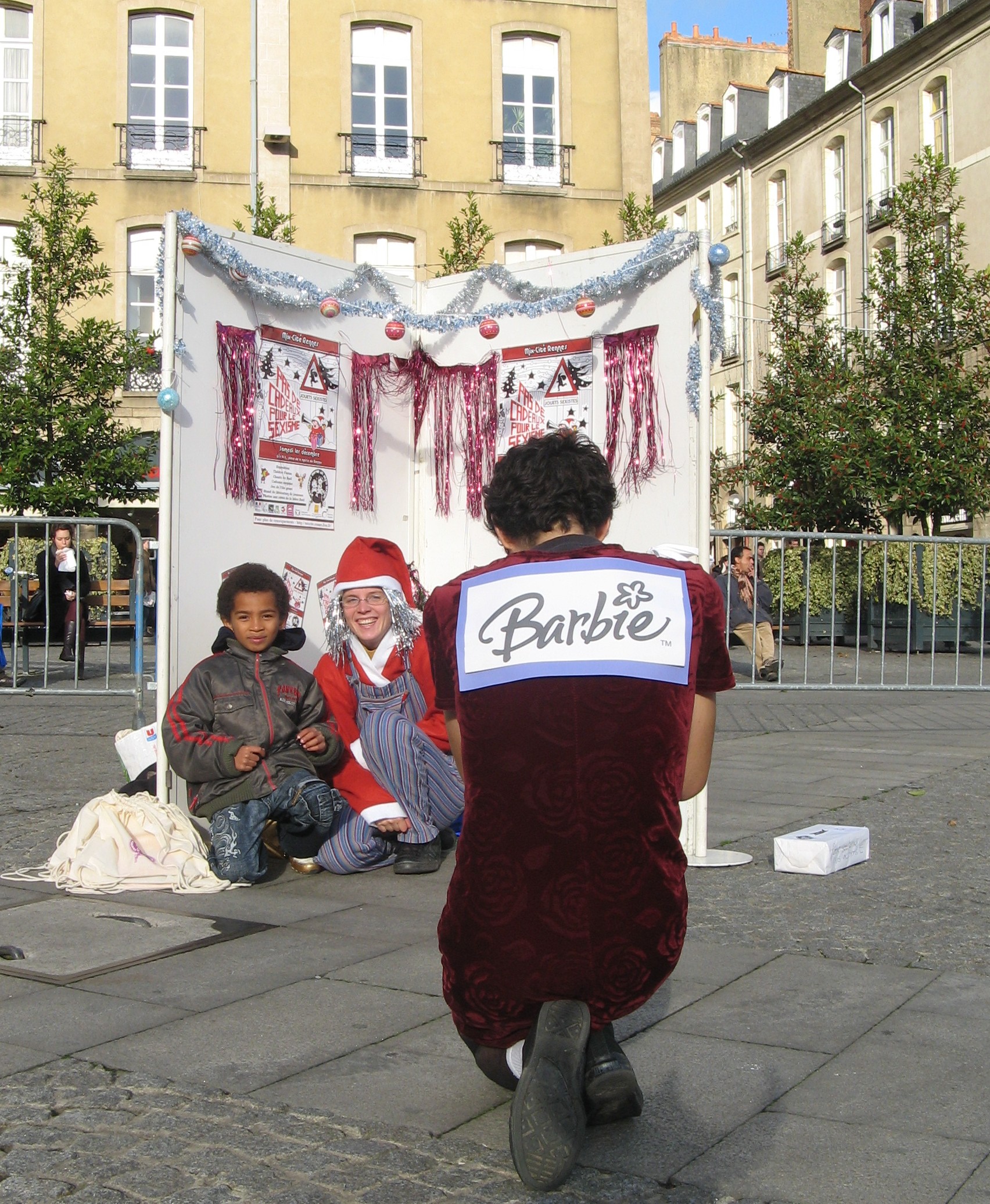 Photos avec la Mère Noël